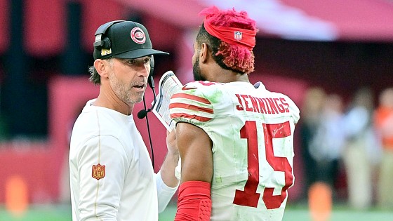 49ers' Kyle Shanahan finds positive in heated sideline moment with Jauan Jennings